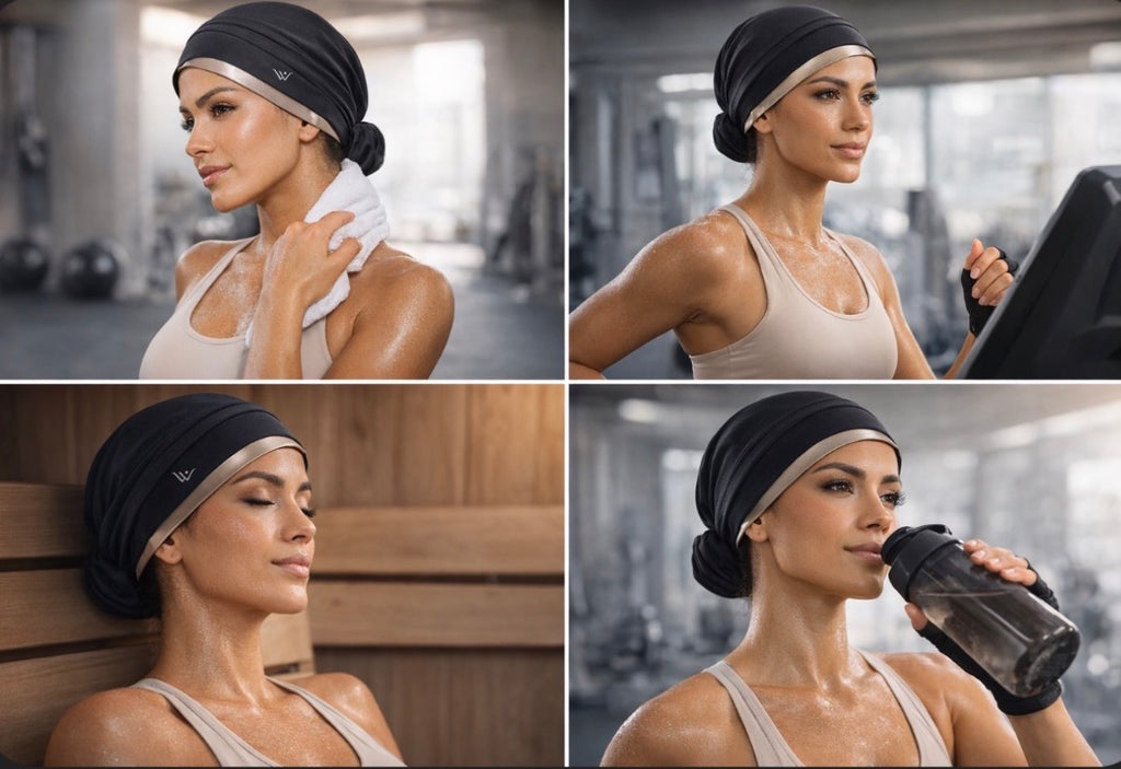 WELU Crown™  Luxury Sauna Hair Protection Wrap