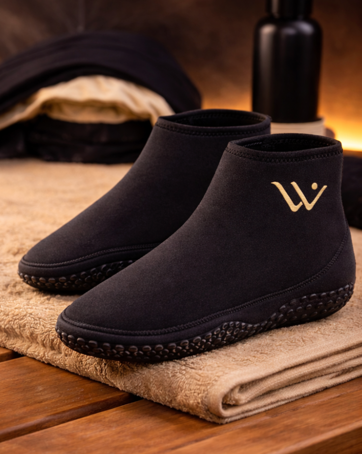 WELU Crown™ Luxury Sauna Grip Socks