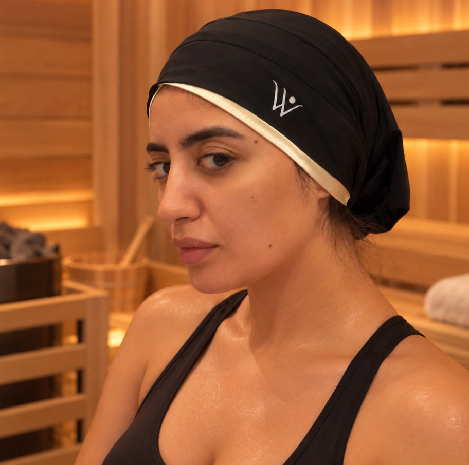 WELU Crown™  Luxury Sauna Hair Protection Cap